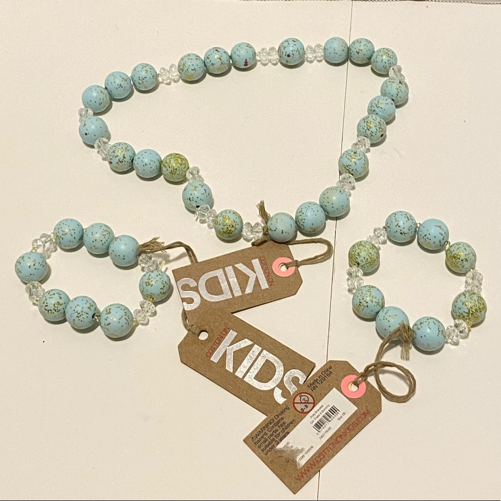 A Cotton On Kids, necklace and two bracelets